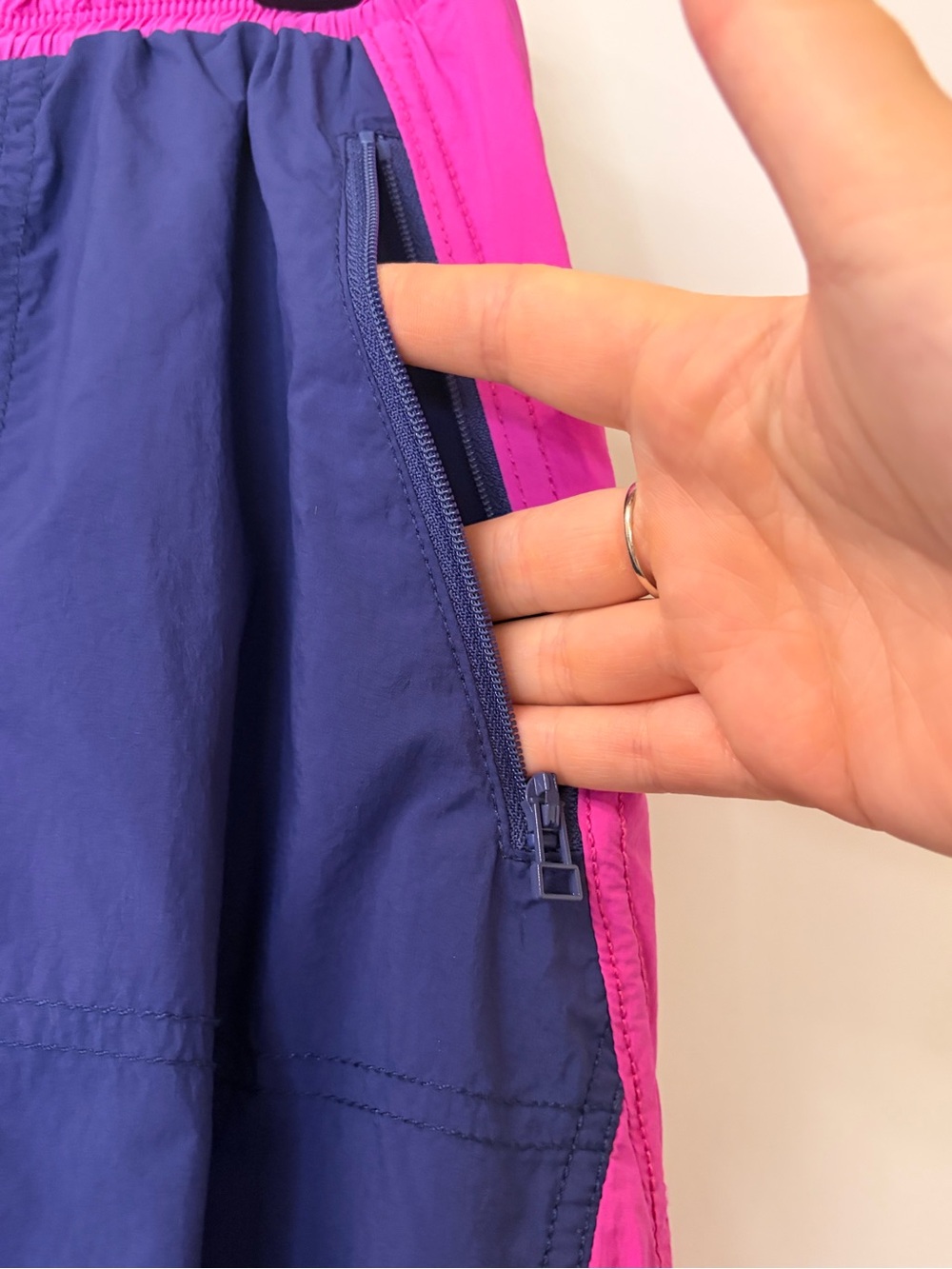 Daily Practice by Anthropologie Sporty Colorblock Maxi Skirt in Navy and Pink - Picture 4 of 15